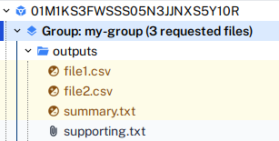 Request tree browser