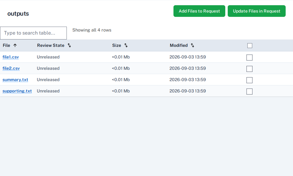 Add files with multiselect